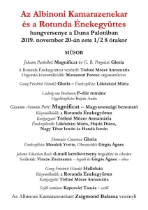 2019-11-20 Koncert az Albinoni Kamarazenekarral